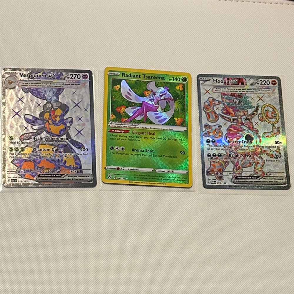 Cute Pokemon Trading Card Set with Holofoil